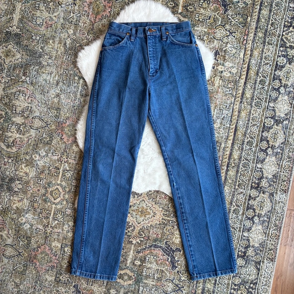 Vintage Wrangler 13MWZG Cowboy Cut Jeans Medium Wash High Rise 9x32 Denim Pants